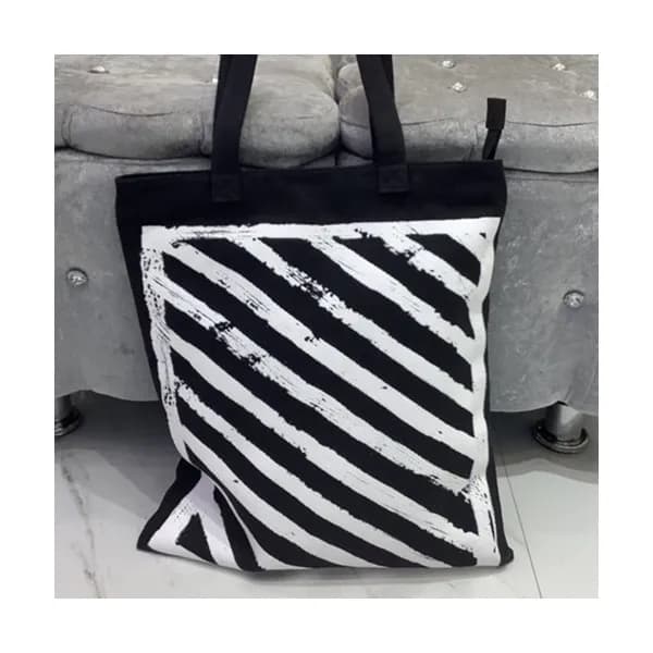 Off White 2019 Canvas Tote Shoulder Shopper Bag,42… - 1