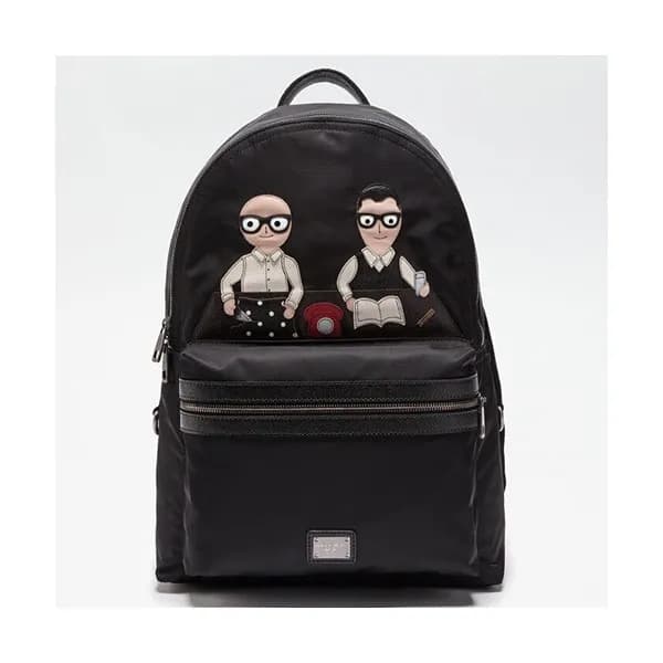 Dolce&Gabbana 2019 Nylon & Leather Back Pack ,42CM… - 1