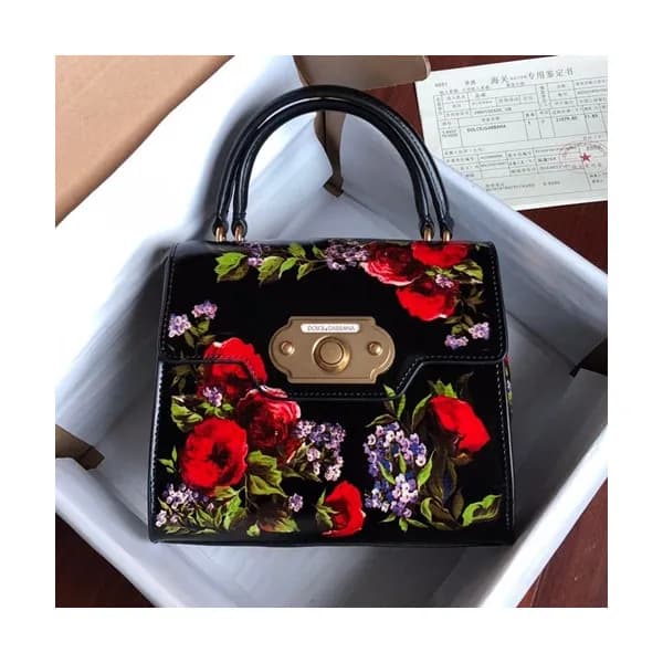 Dolce&Gabbana 2019 Leather Tote Shoulder Bag ,24CM…