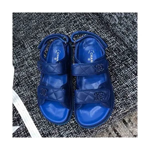 Chanel 2019 Ladies Leather Sandal - 샤넬 2019 여성용 레더… - 1