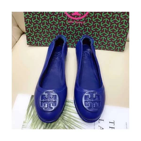 Tory Burch 2019 Ladies Initial Logo Leather Balle… - 1