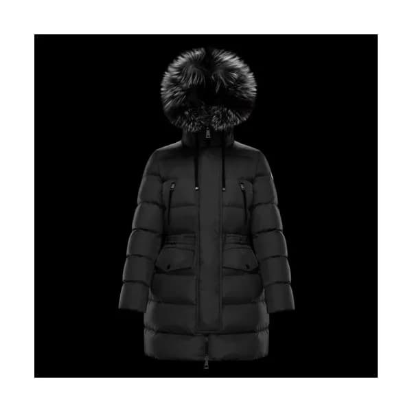 Moncler 2019 Womens Patch Logo Modern Long Down Pa… - 1