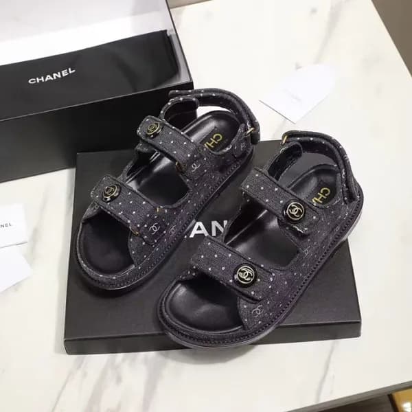 Chanel 2022Ladies Leather Slipper - 샤넬 2022 여성용 레더… - 1