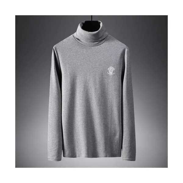 Versace 2019 Mens Cotton Turtle-neck Tshirt - 베르사체… - 1