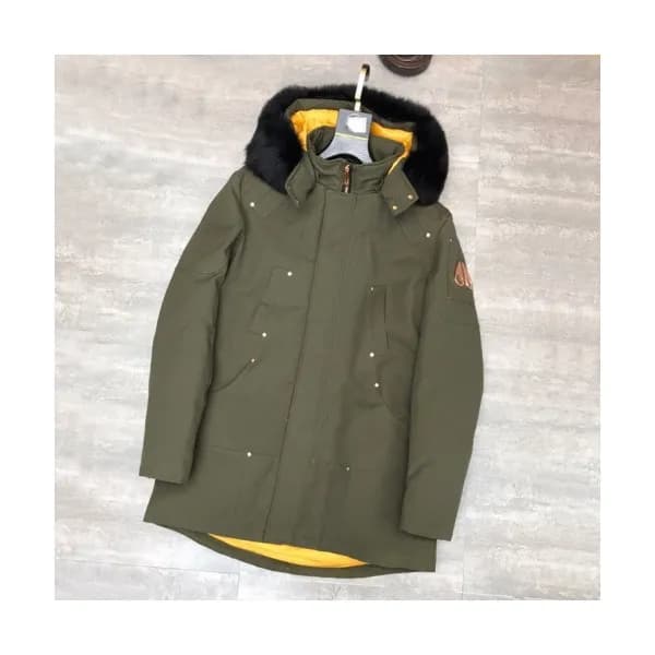 [매장판] Moose Knuckle 2019 Mens Logo Goose Down Padd… - 1