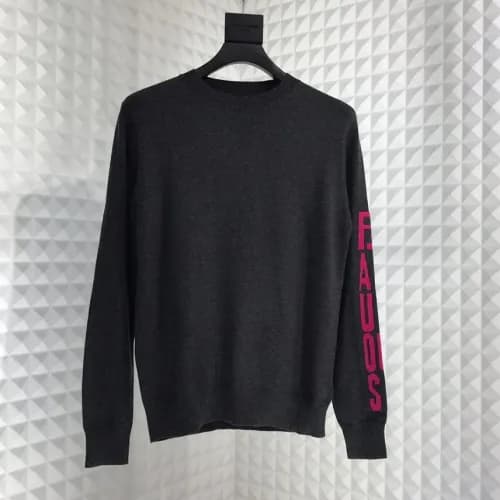 Fendi 2019 Mens Logo Crew -neck Wool Sweater - 펜디 … - 1