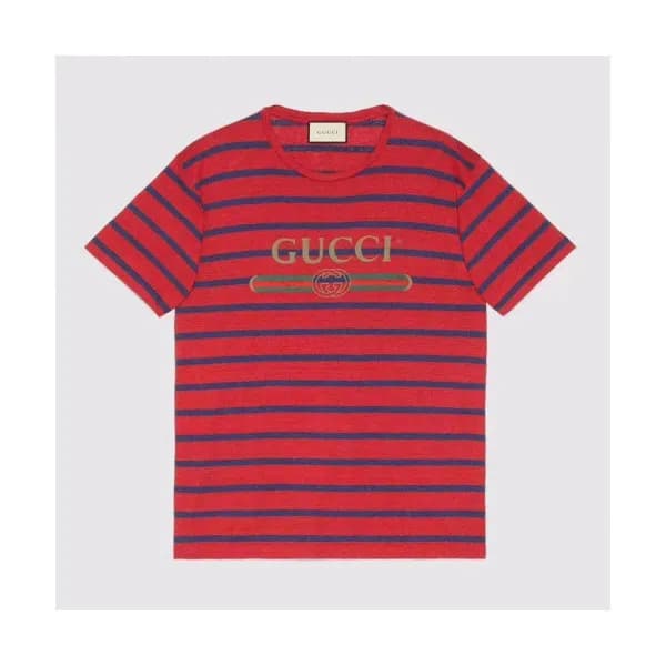 [매장판]Gucci 2019 Mm/Wm Logo Cotton Short Sleeved Ts… - 1