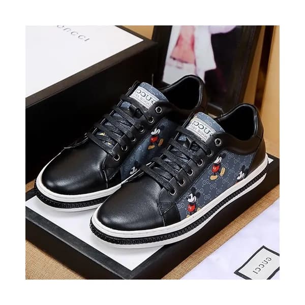 Gucci 2019 Mens Leather Sneakers - 구찌 2019 남성용 레더 … - 1