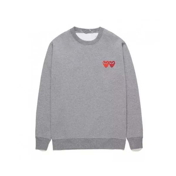 Cdgplay 2019 Unisex Print Heart Cotton Tshirts - 꼼… - 1