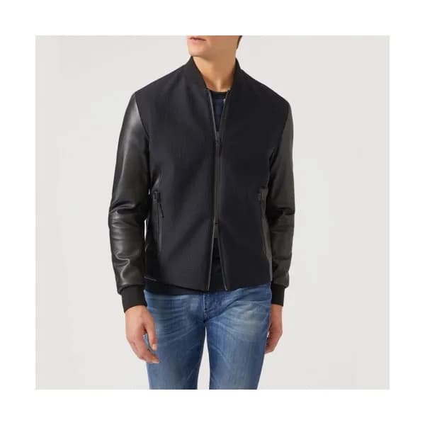 [알마니]Armani 2020 Mens Logo Casual Leather Jackets … - 1