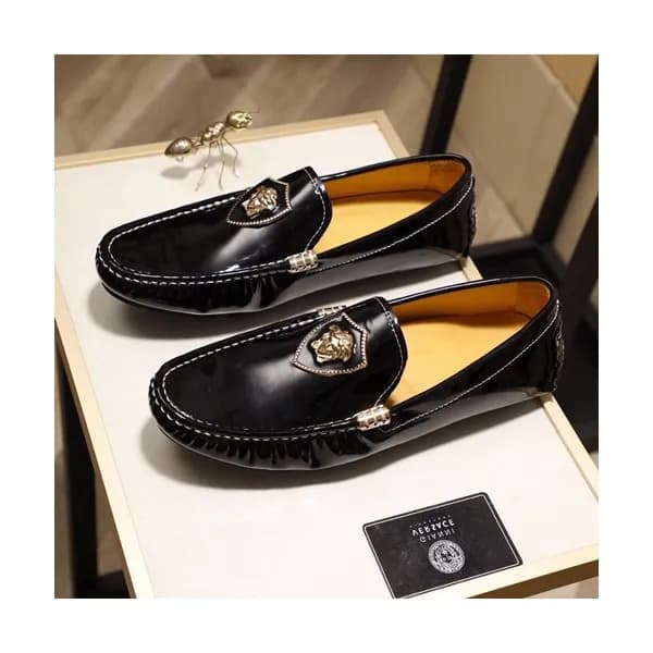 Versace 2020 Mens Leather Loafer - 베르사체 2020 남성용 … - 1