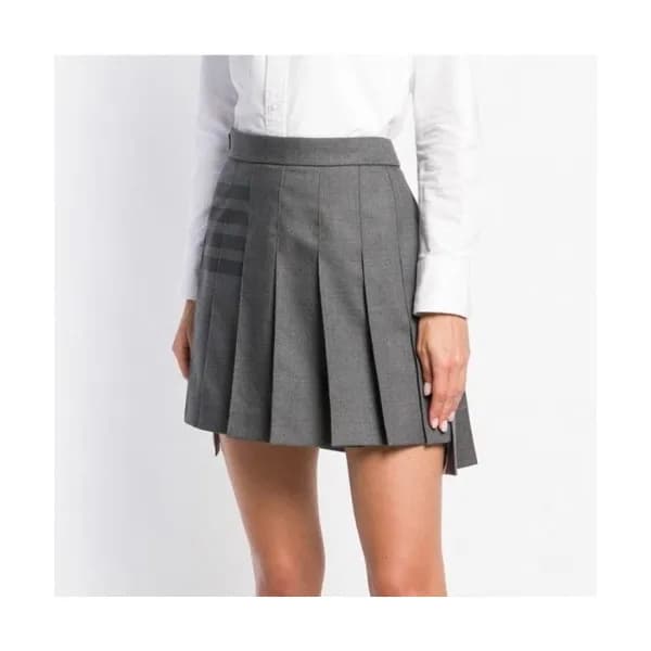 [톰브라운]Thom Browne 2020 Womens Classic Cotton Skirt… - 1