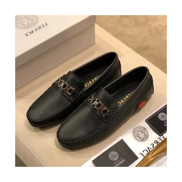 Versace 2020 Mens Leather Loafer - 베르사체 2020 남성용 … - 1