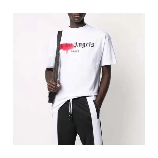 [팜 엔젤스]Palm Angels 2020 Mm/Wm Logo Cotton Short Sl… - 1