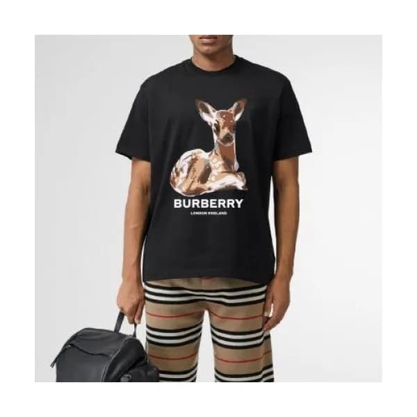 [버버리]Burberry 2020 Mm/Wm Logo Cotton Short Sleeved… - 1