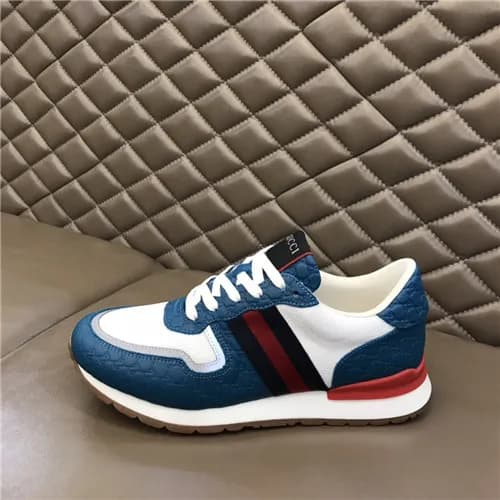 Gucci 2020 Men's Leather Sneakers - 구찌 2021 남성… - 1