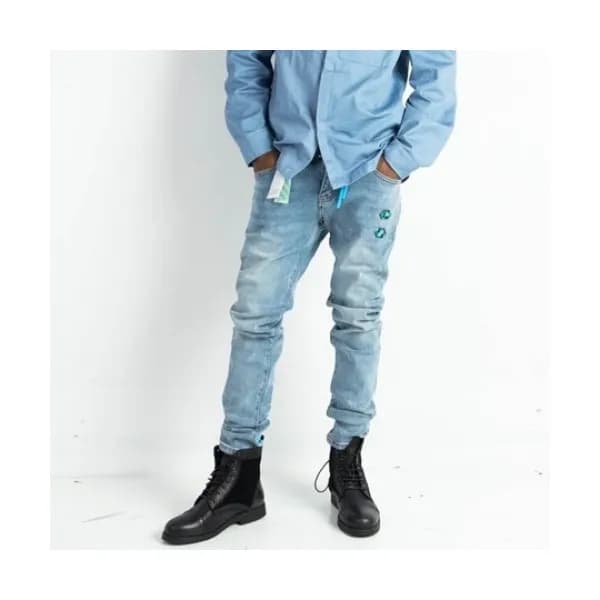 [오프화이트]Off-white 2021 Mens Logo Denim Jeans - 오프화이… - 1