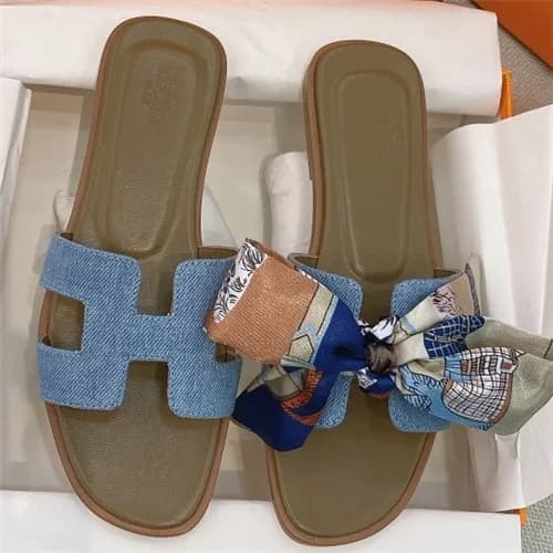 Hermes 2021 Women's Leather Slipper - 에르메스 202… - 1