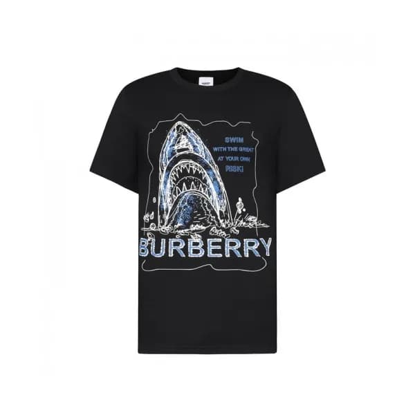 [버버리]Burberry 2021 Mm/Wm Logo Cotton Short Sleeved… - 1