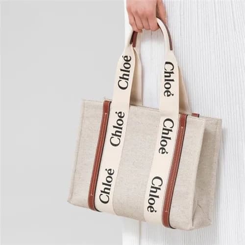 Chloe 2021 Women's Woody Tote Shopperbag,37cm … - 1