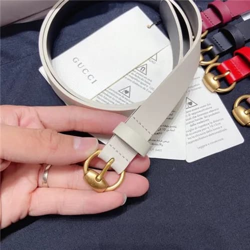 Gucci 2021 Women's Leather Belt,2.0cm,GUBT014… - 1
