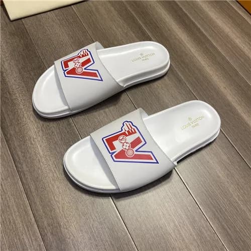 Louis Vuitton 2021 Men's Leather Slipper,LOUS2… - 1