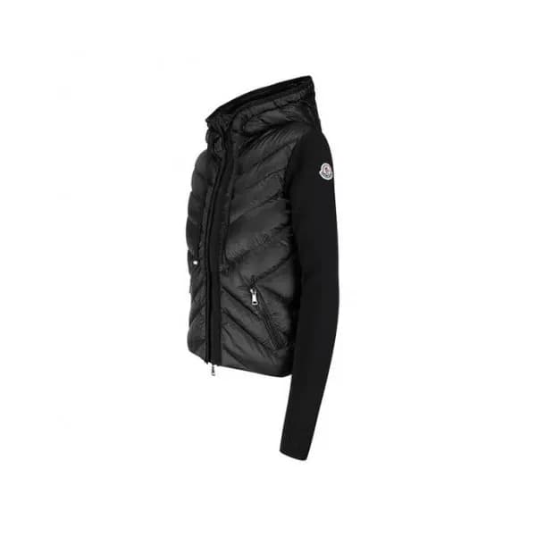 Moncler Womens Logo Casual Down Jackets Black - 몽… - 1