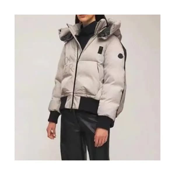 Moncler Mm/Wm Patch Logo Modern Down Padding Gray… - 1