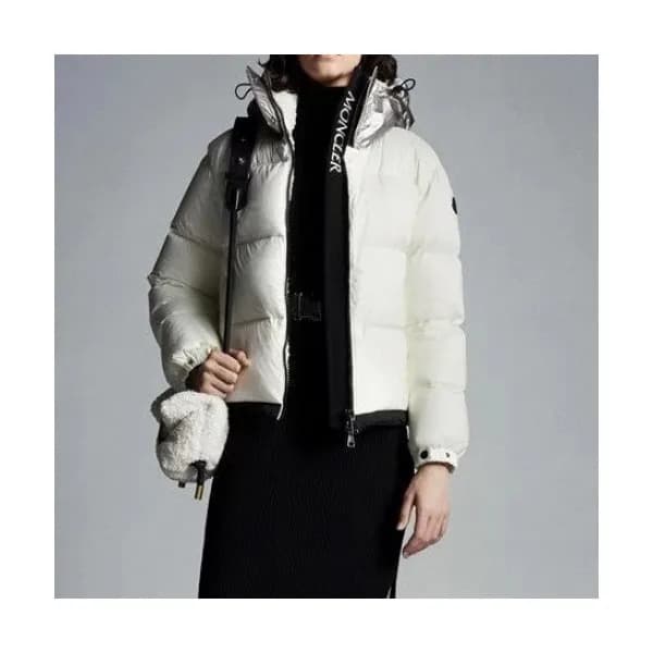Moncler Womens Patch Logo Modern Duck Down Paddin… - 1