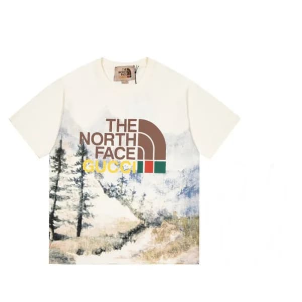 구찌 남성 크루넥 아이보리 반팔티 - Mens Ivory Tshirts - guc04655… - 1
