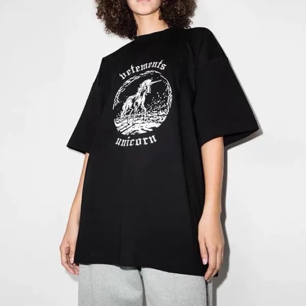 베트멍 남/녀 트렌디 블랙 반팔티 - Unisex Black Tshirts - vet026… - 1