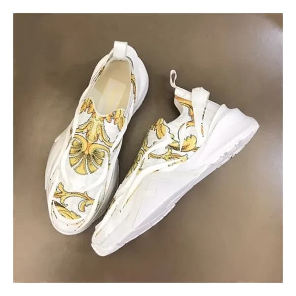 펜디 남성 Flow 화이트 스니커즈 - Mens White Sneakers - fen012… - 1