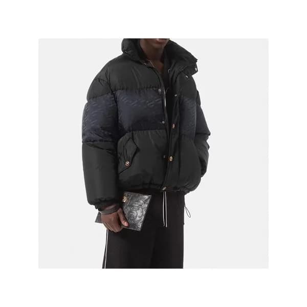 베르사체 남성 구스다운 블랙 패딩 - Versace Mens Black Padding - … - 1