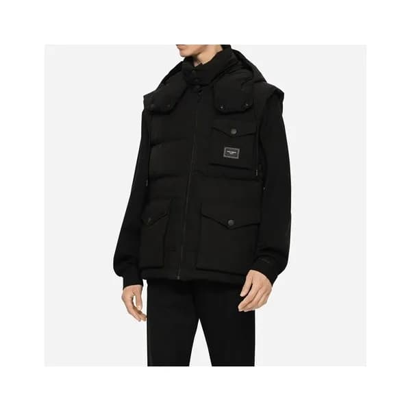 돌체앤가바나 남성 덕다운 패딩 - Dolce&Gabbana Mens Down Vest - … - 1