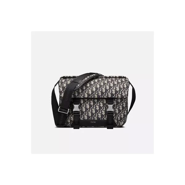 디올 남성 블랙 오블리크 크로스백 - Dior Men Black Oblique Cross … - 1