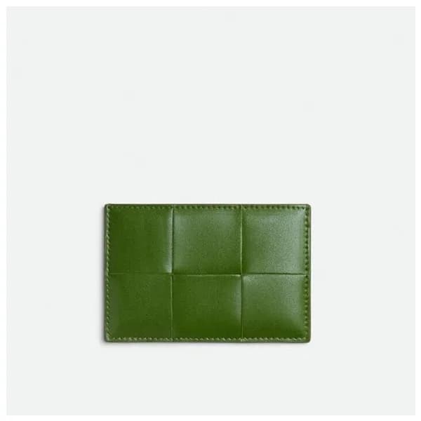 보테가베네타 남성 그린 카드 지갑 - Bottega Veneta Mens Green Car… - 1