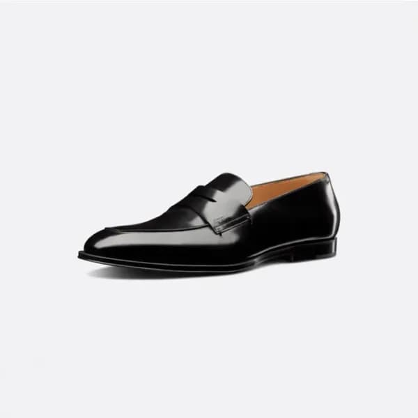 디올 남성 블랙 로퍼 - Dior Mens Black Loafer - di575x - 1