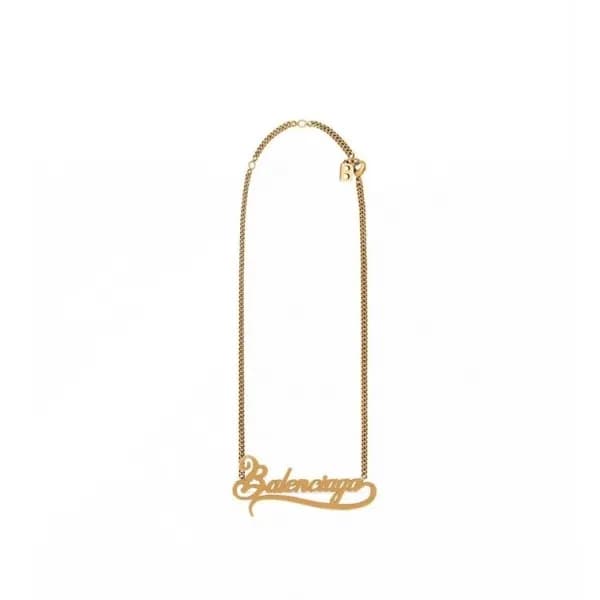 발렌시아가 여성 옐로우 골드 목걸이 - Balenciaga Womens Yellow-gol… - 1