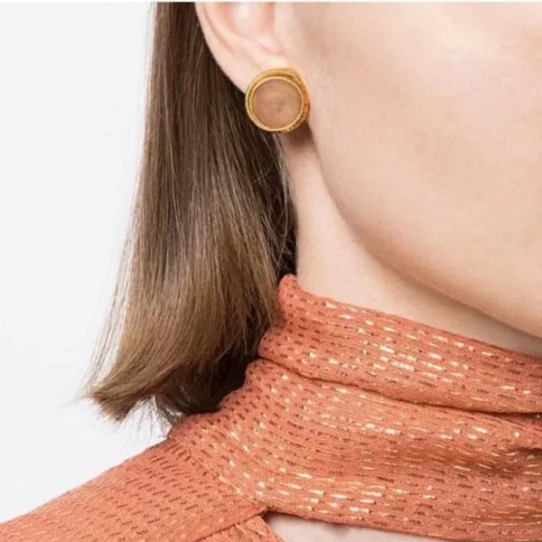 샤넬 여성 골드 이어링 - Chanel Womens Gold Earring - acc101… - 1
