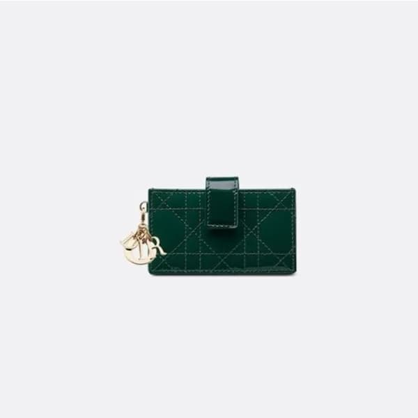디올 여성 그린 카드 지갑 - Dior Womens Green Card Wallets - … - 1