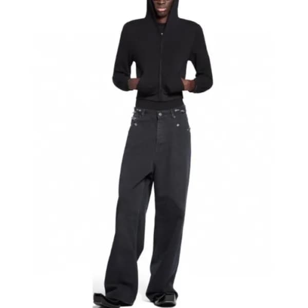 발렌시아가 남성 블랙 청바지 - Balenciaga Mens Black Jeans - ba… - 1