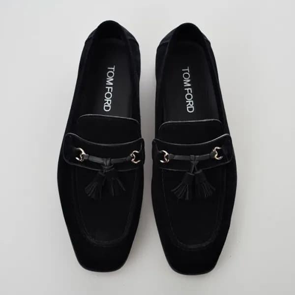 톰포드 남성 블랙 로퍼 - Tom Ford Mens Black Loafer - tos53x - 1