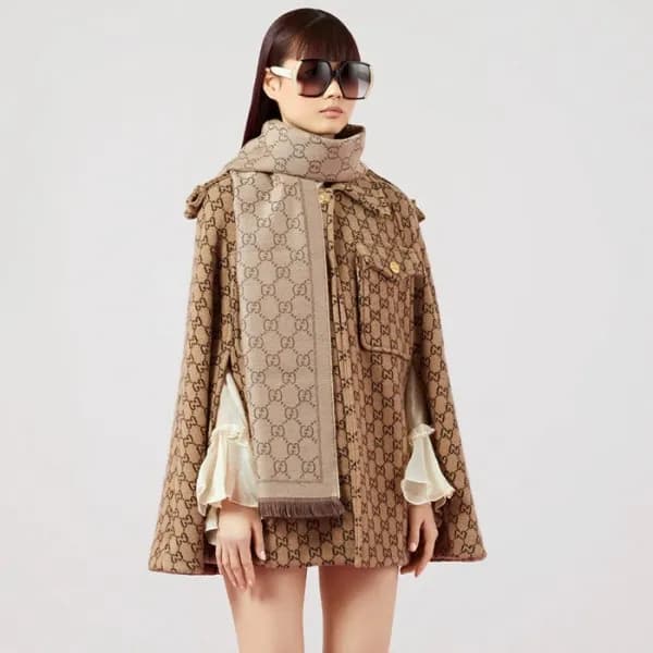 구찌 여성 카멜 스카프 - Gucci Womens Camel Scarf - acc1722x - 1