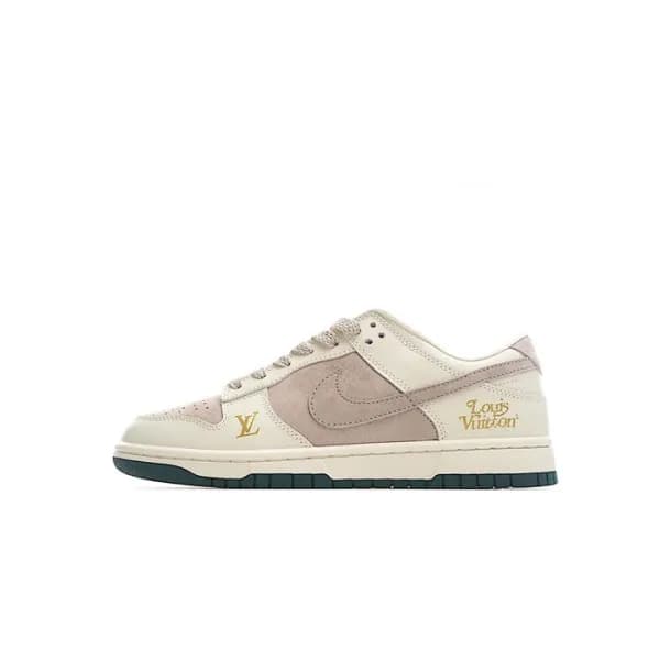 나이키 남/녀 베이지 스니커즈 - Nike Dunk Low Unisex Sneakers -… - 1