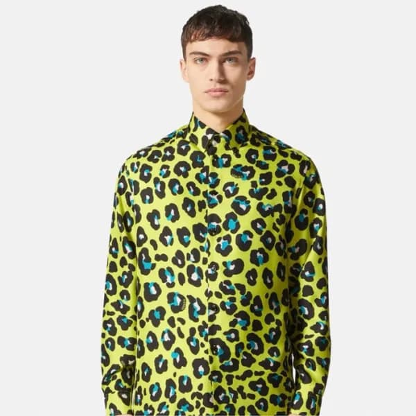 베르사체 남성 그린 셔츠 - Versace Mens Green Shirts - vec568… - 1