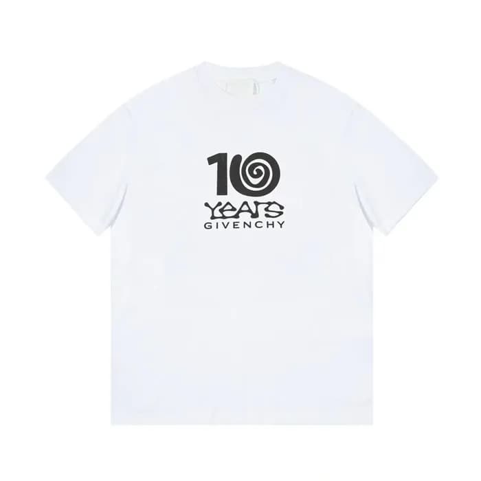 지방시 남성 화이트 반팔 티셔츠 - Givenchy Mens White Tshirts - … - 1