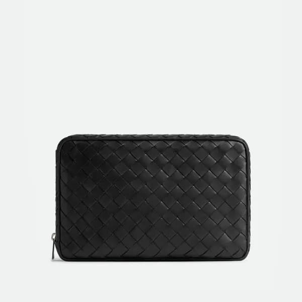 보테가베네타 남성 블랙 파우치 - Bottega Veneta Mens Black Pouch… - 1