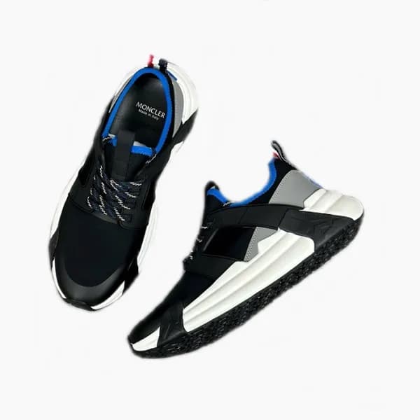 몽클레어 남성 블랙 스니커즈 - Moncler Mens Black Sneakers - mo… - 1