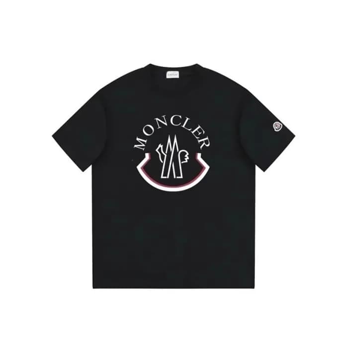 몽클레어 남성 블랙 반팔 티셔츠 - Moncler Mens Black Tshirts - m… - 1