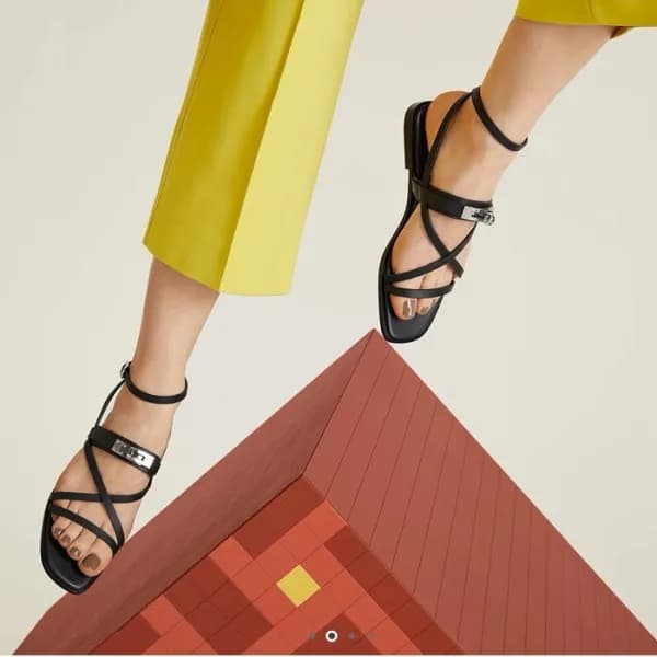 에르메스 여성 켈리 샌들 - Hermes Womens Kelly Sandal - hes15… - 1